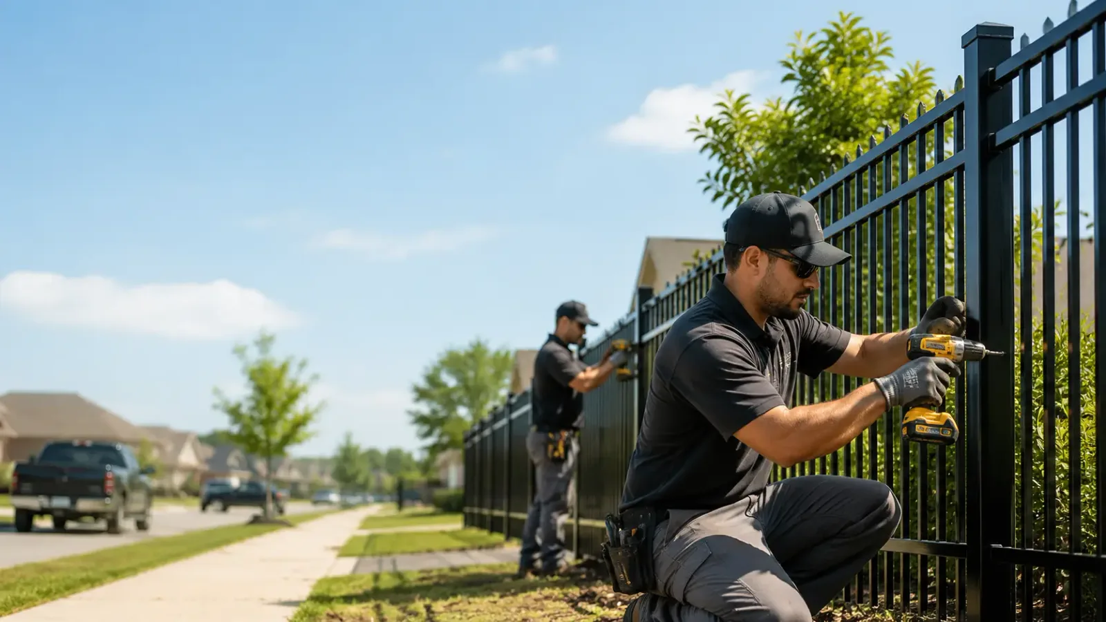 Metal Fence Installation in Oakland, MS
